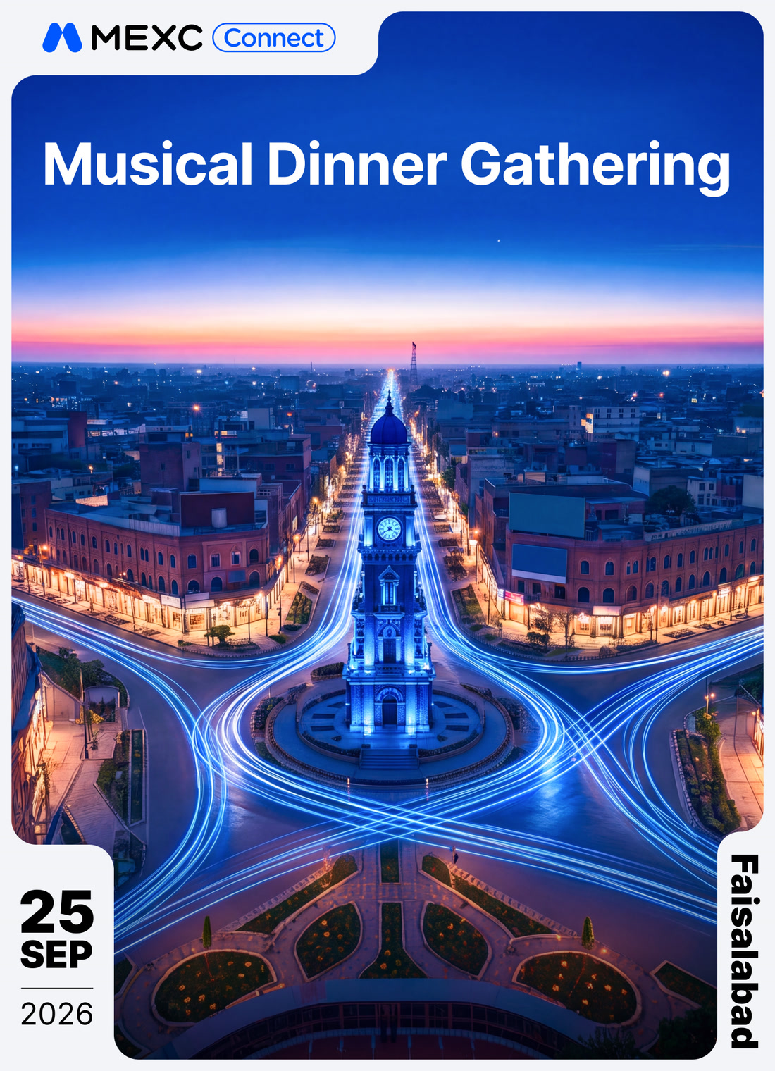 MEXC Connect Musical Dinner Gathering Faisalabad poster